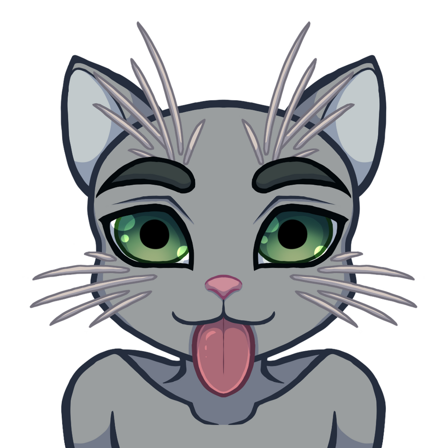 [$15] Silly Kitty Tongue